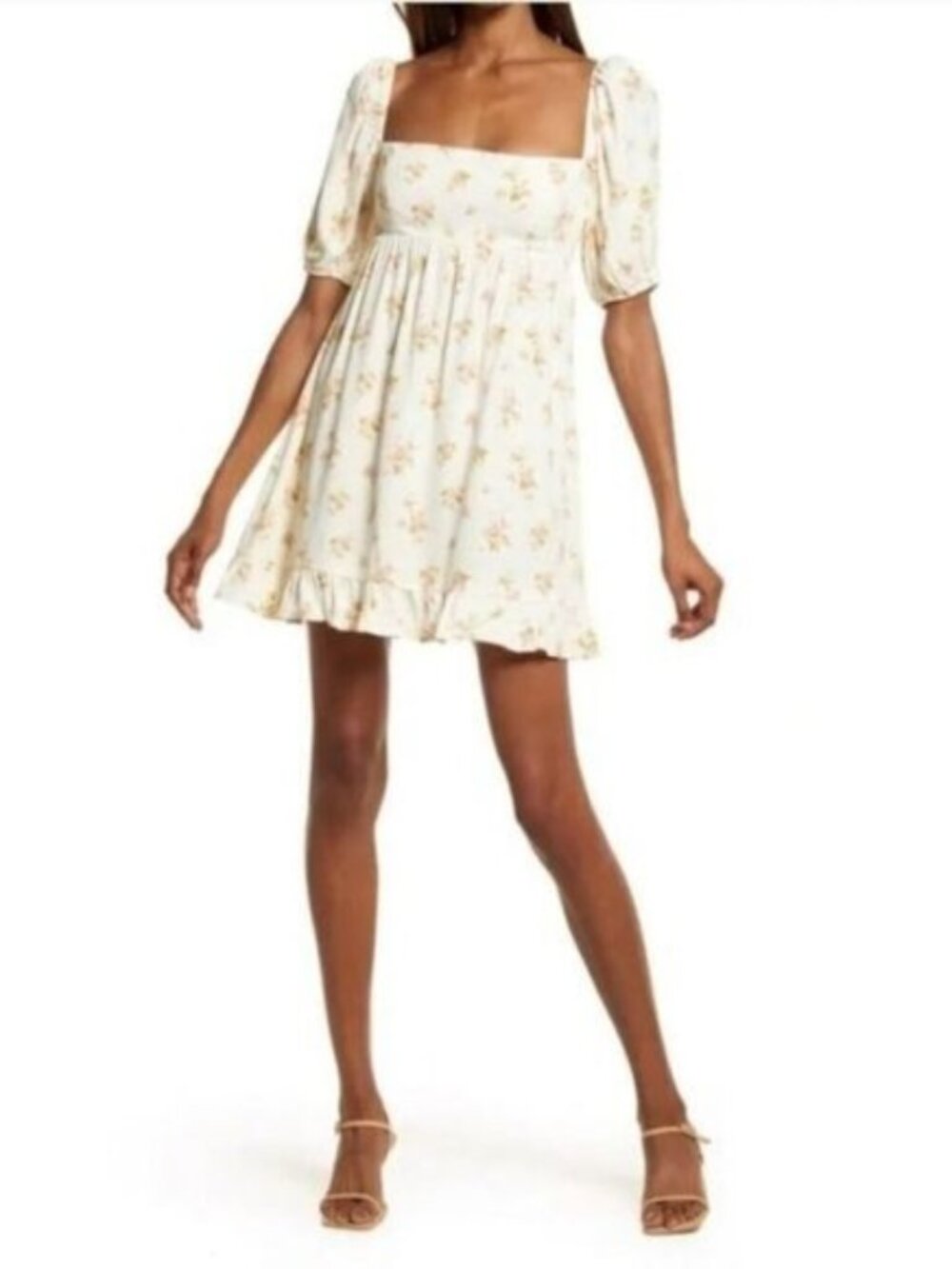 Reformation Bristol Puff Sleeve Mildred Dress